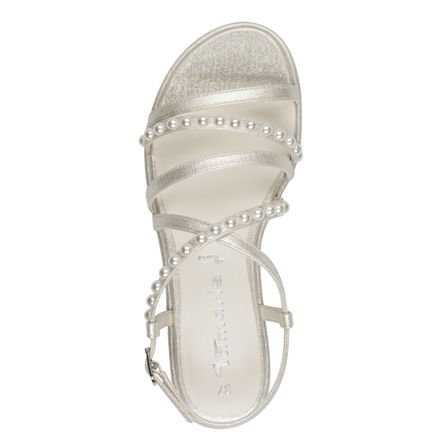 Silberne Buleleng Sandalen