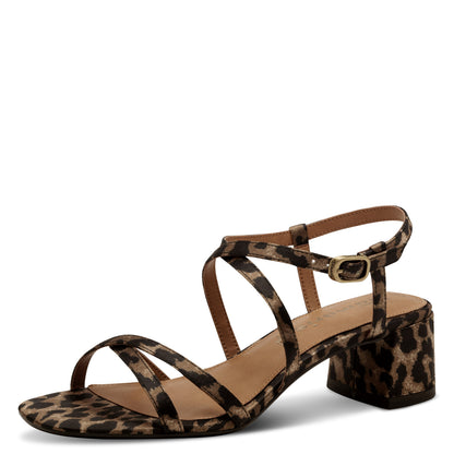 Sandales Léo Brunes article 28204 Marque Tamaris Chaussures Femmes Magasin Belgique Liège Grivegnée Ans Namur Eupen Nouvelle Collection Printemps été 2025
