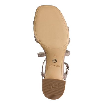 Sandales Léo Rosegold