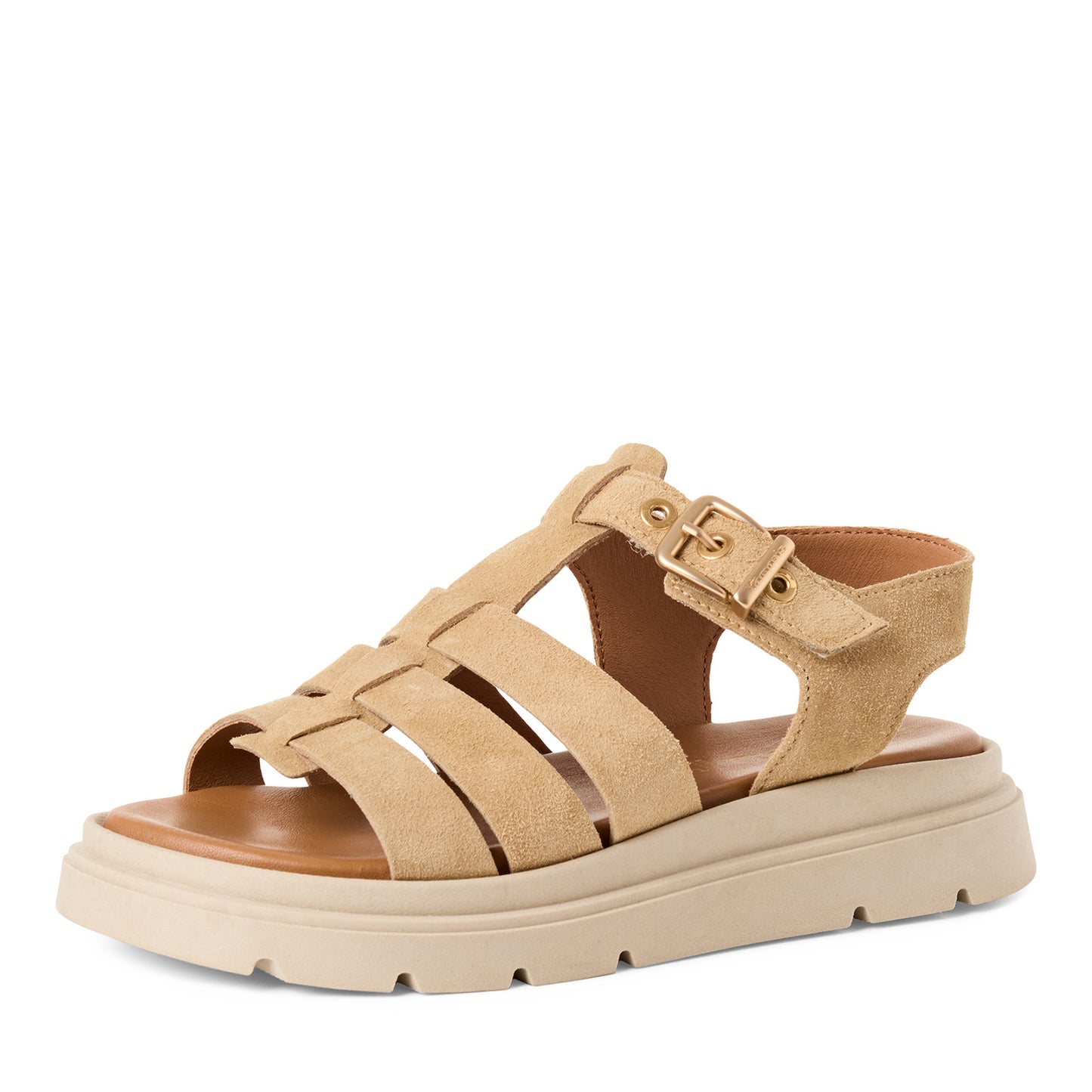 Sandales Hua Beiges Article 28214 Chaussures femmes marque tamaris Nouvelle Collection Printemps/été 2026 Chaussures Jeanmart Magasins Belgique Liege Grivegnée Ans Namur Eupen