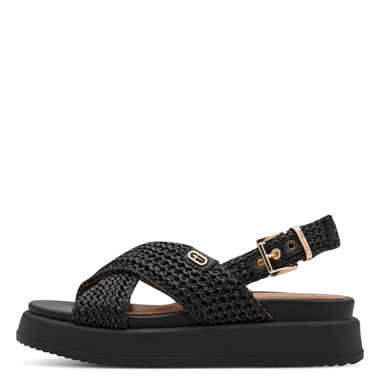Schwarze Sarrians Sandalen