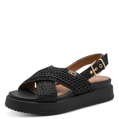 Schwarze Sarrians Sandalen