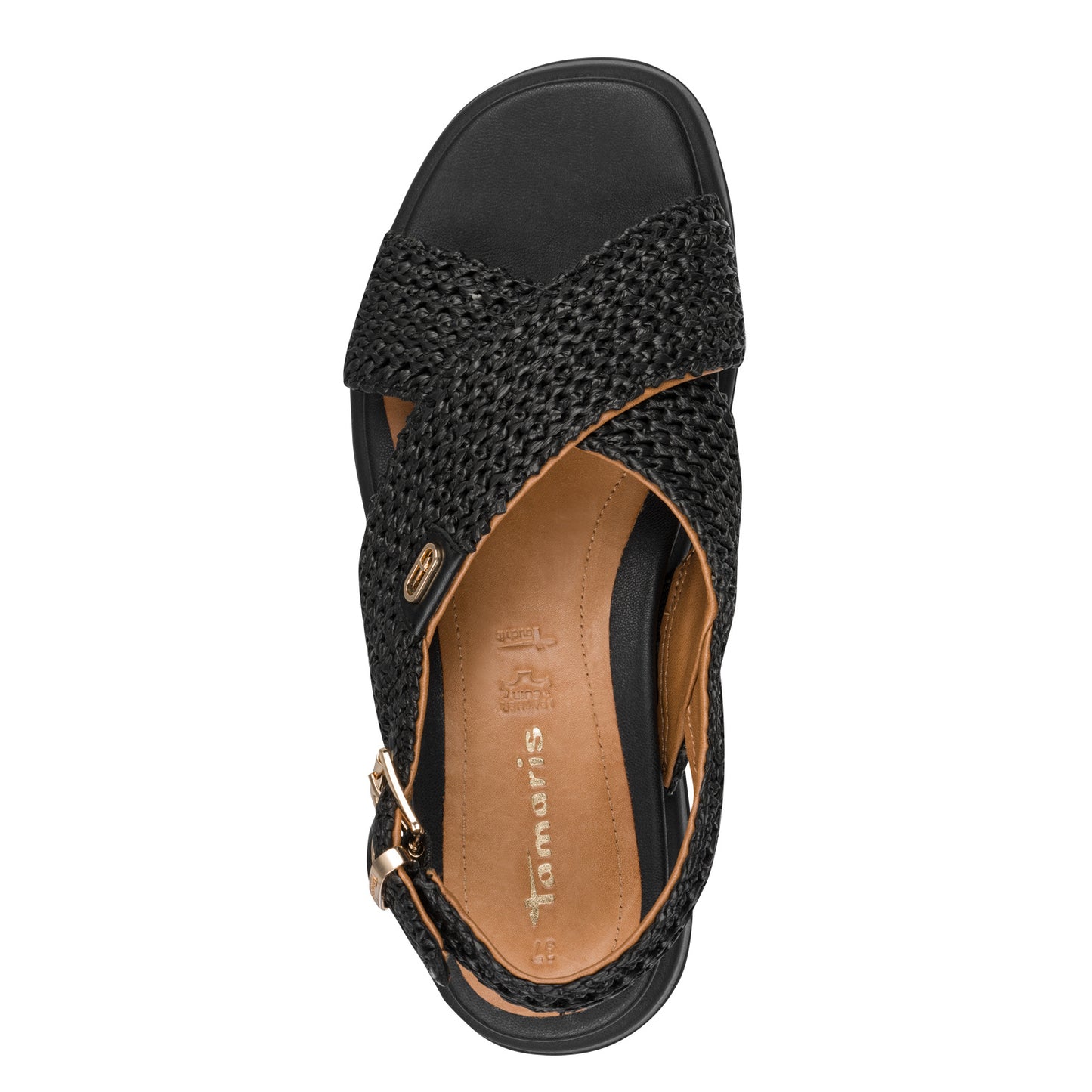 Schwarze Sarrians Sandalen