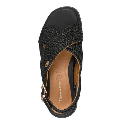 Schwarze Sarrians Sandalen