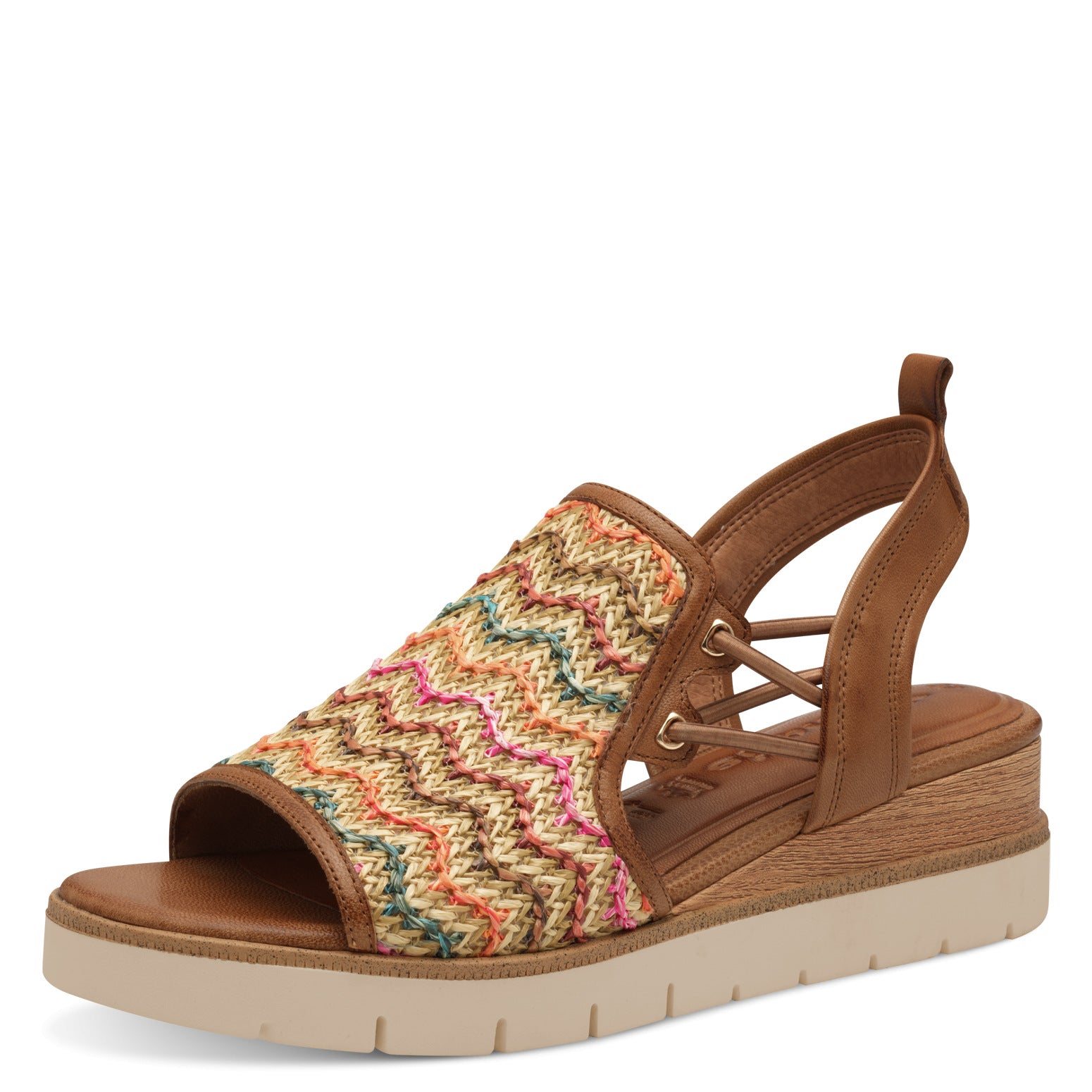 Sandales Besakih Camel article 28240 Marque Tamaris Chaussures Femmes Magasin Belgique Liège Grivegnée Ans Namur Eupen Nouvelle Collection Printemps été 2025