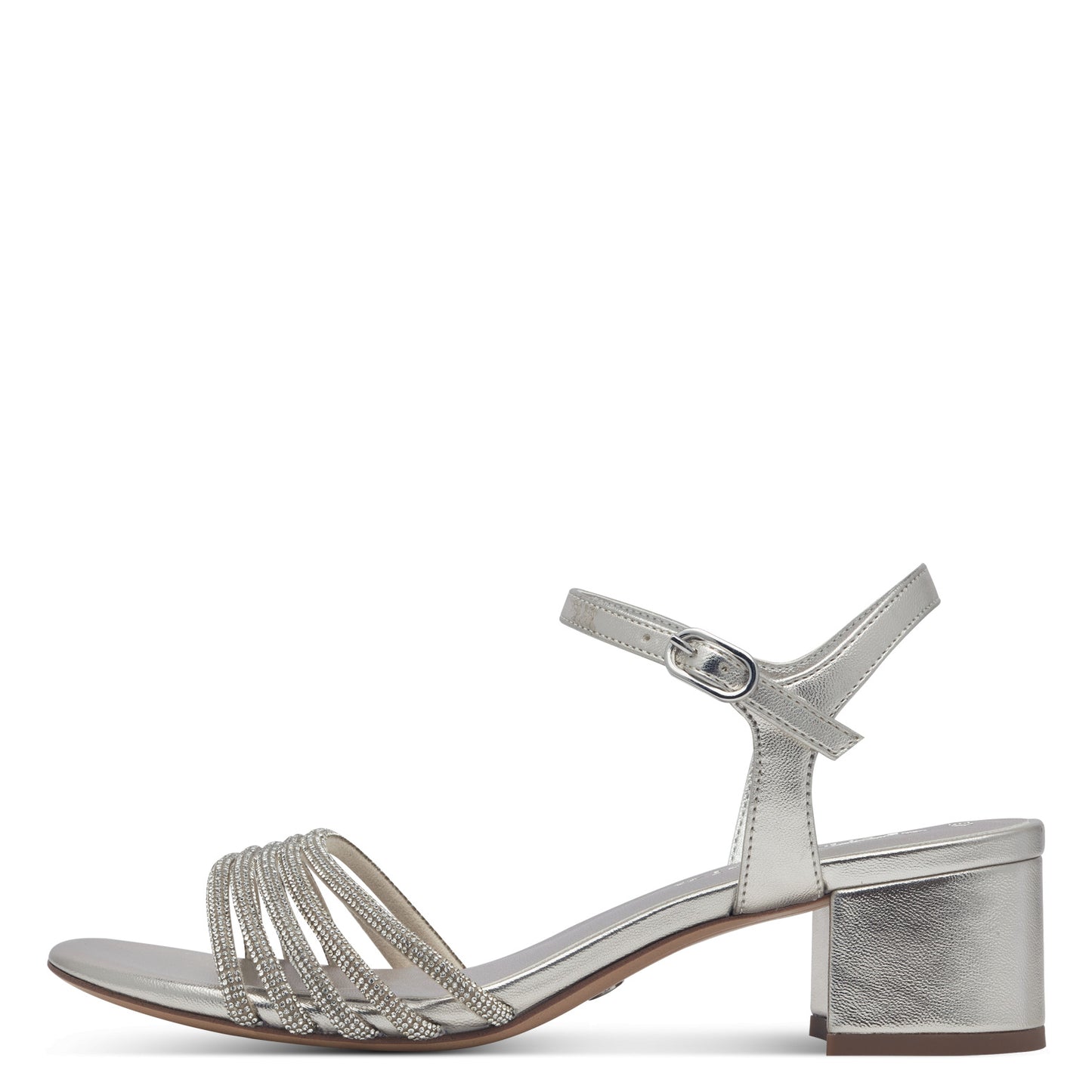 Sanur Silberne Sandalen
