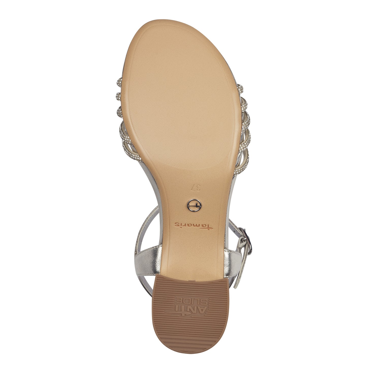 Sanur Silberne Sandalen