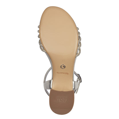 Sanur Silberne Sandalen