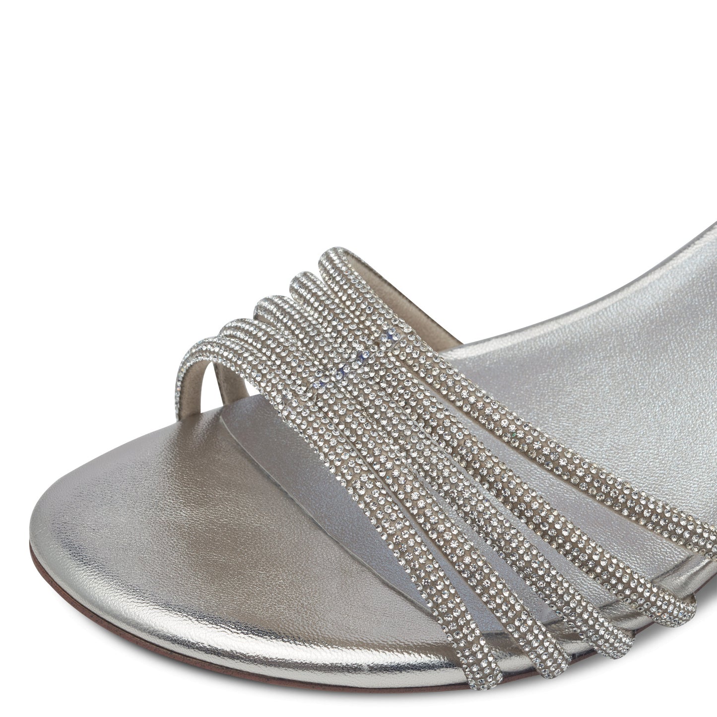 Sanur Silberne Sandalen