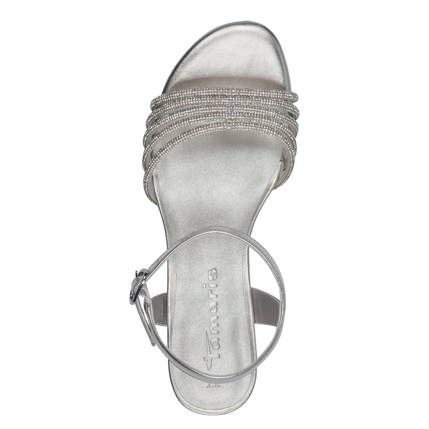 Sanur Silberne Sandalen