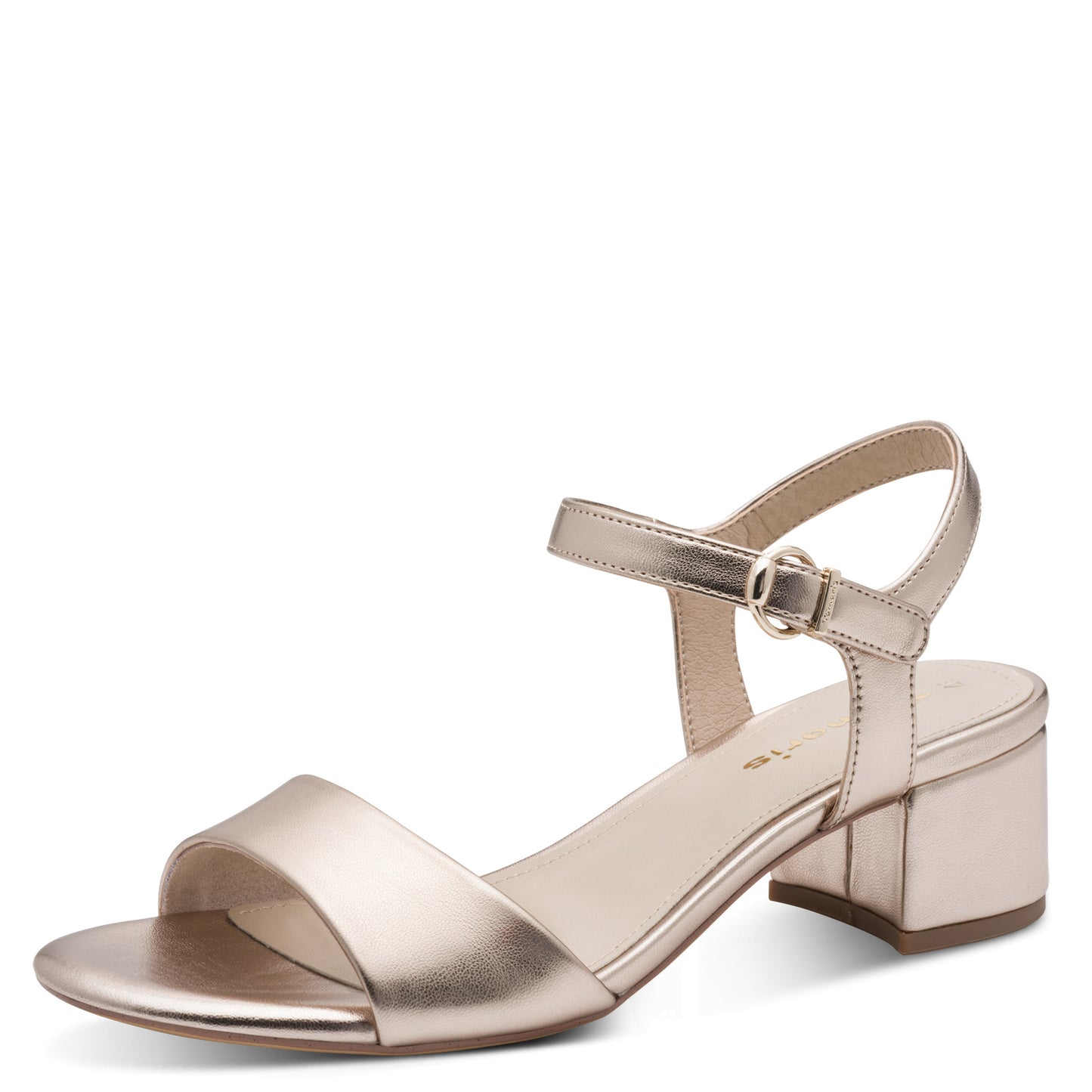 Sandales Lys Dorées article 28249 Chaussures femmes marque tamaris Nouvelle Collection Printemps/été 2026 Chaussures Jeanmart Magasins Belgique Liege Grivegnée Ans Namur Eupen