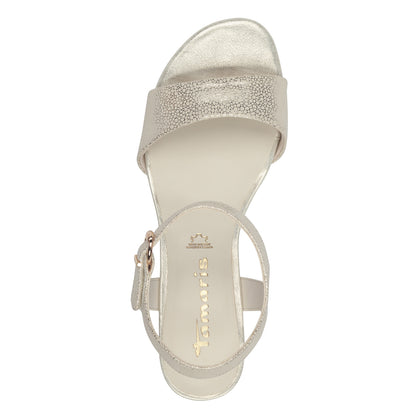Goldene Singaraja-Sandalen