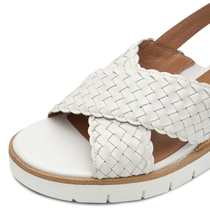 Weiße Seminyak Sandalen