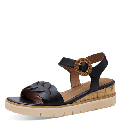 Sandales Kuta Bleues article 28258 Marque Tamaris Chaussures Femmes Magasin Belgique Liège Grivegnée Ans Namur Eupen Nouvelle Collection Printemps été 2025