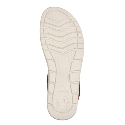 Rode Manon sandalen