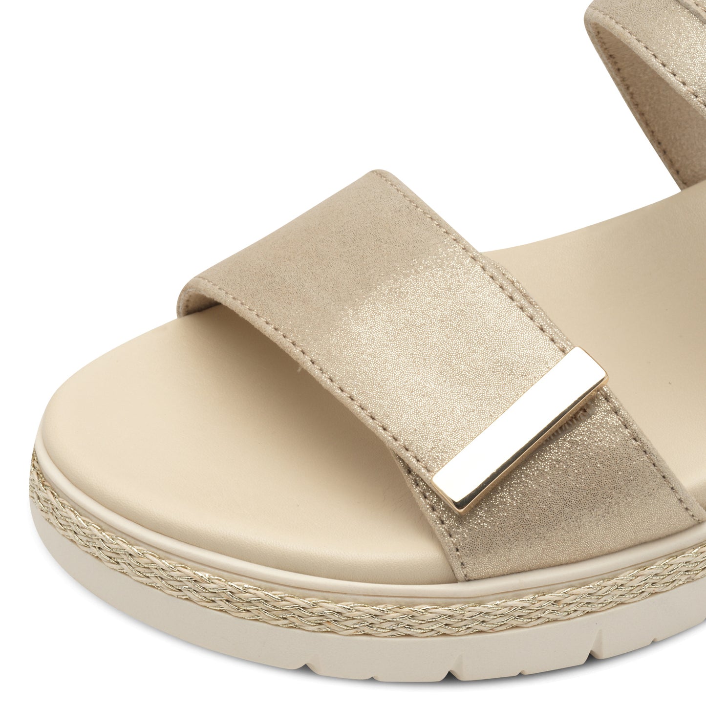 Beige Denpasar sandalen