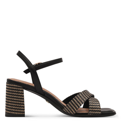 Schwarze Faustine Sandalen