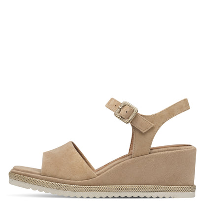 Beige Padang sandalen