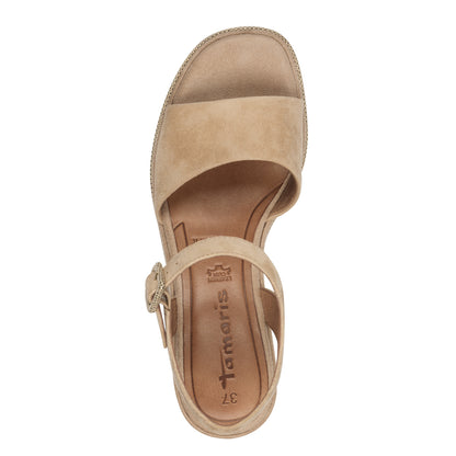 Beige Padang sandalen
