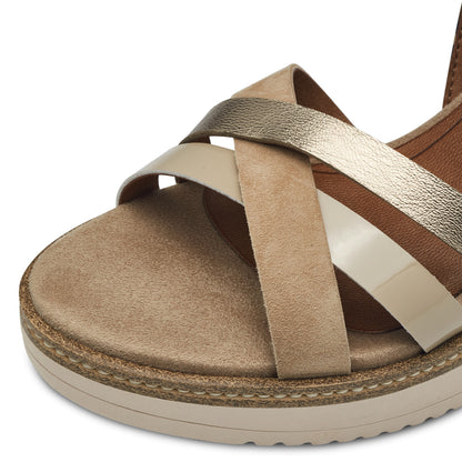 Palembang beige sandalen