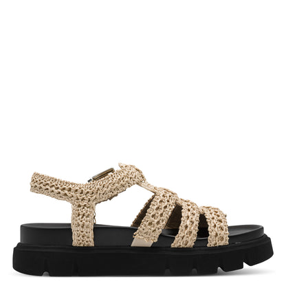 Sandales Raphia Beiges