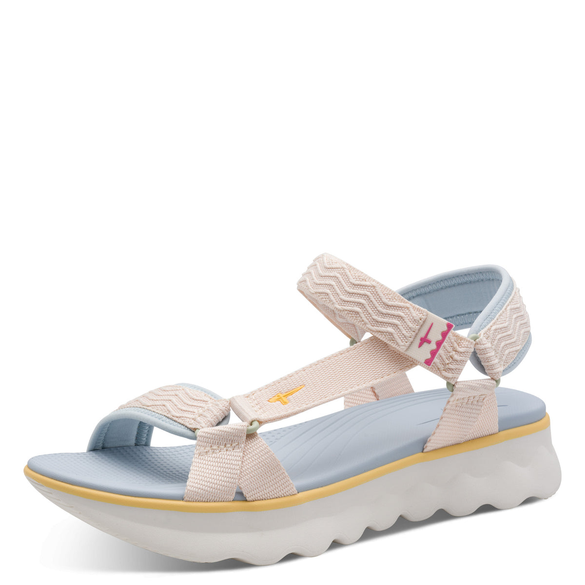 Sandales Sporty Beiges article 28700 Nouvelle collection printemps été 2026 marque Tamaris magasins chaussures Jeanmart belgique Liège Grivegnée Ans Namur Eupen