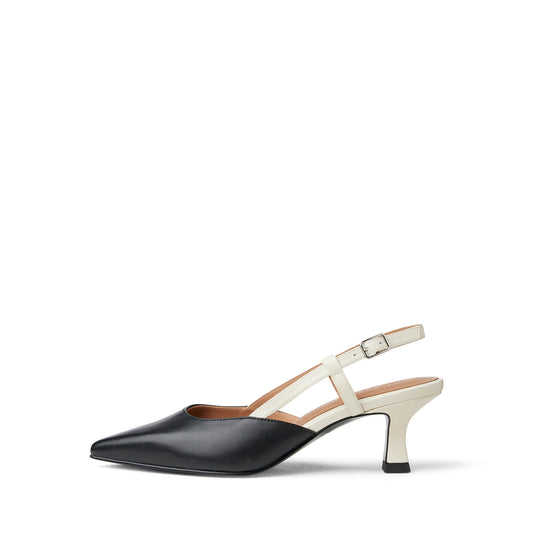 Schwarze Poema-Pumps 