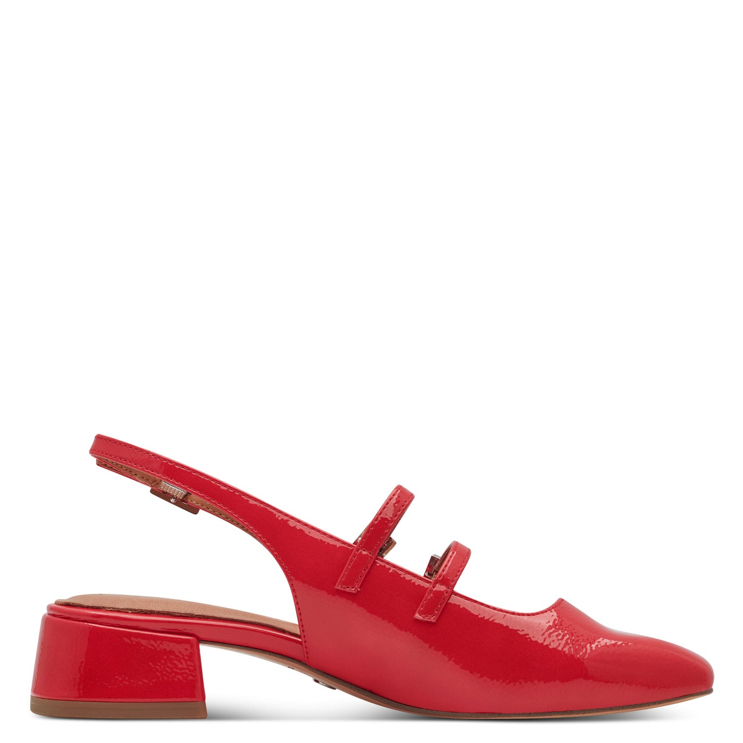 Rote Abajo-Pumps