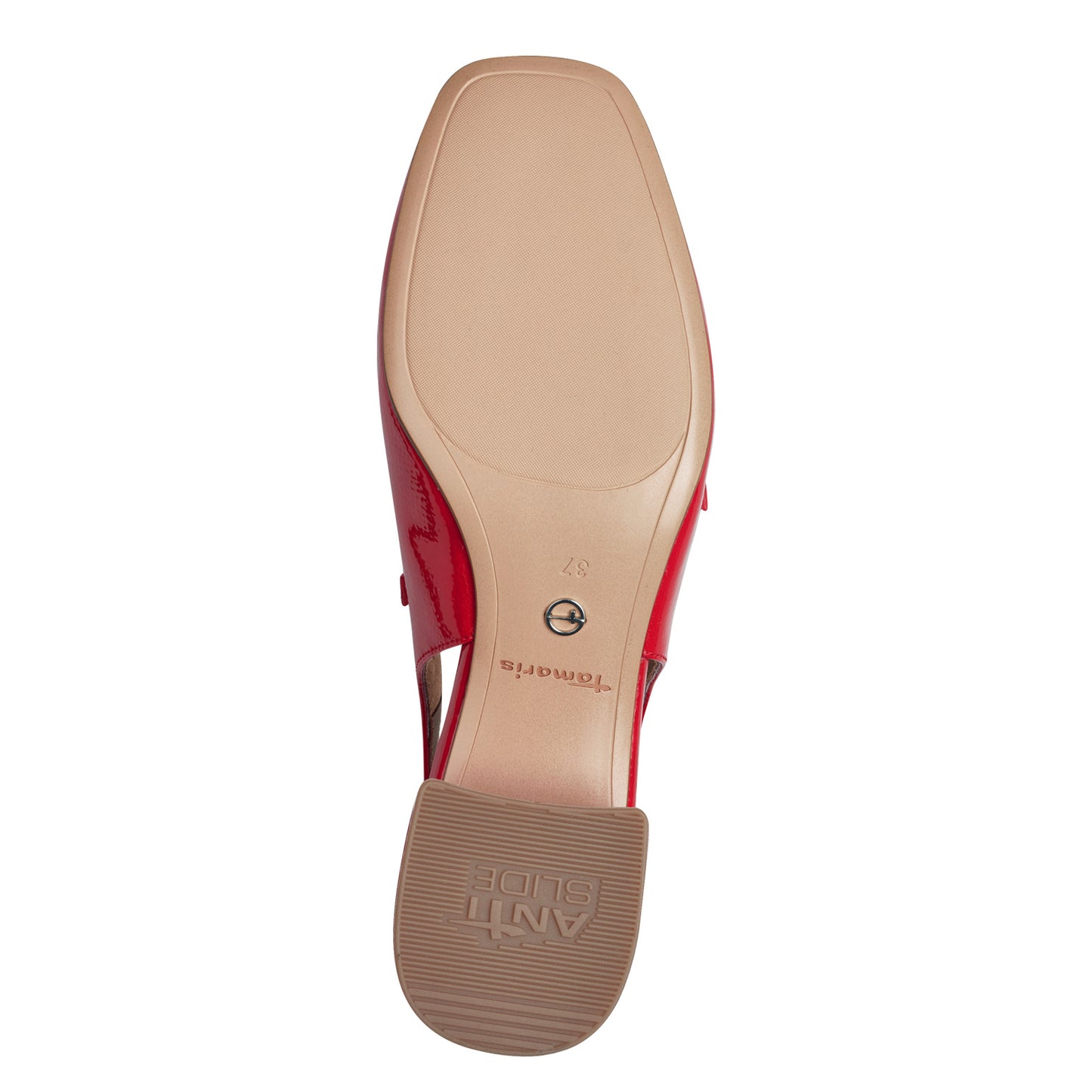 Rote Abajo-Pumps