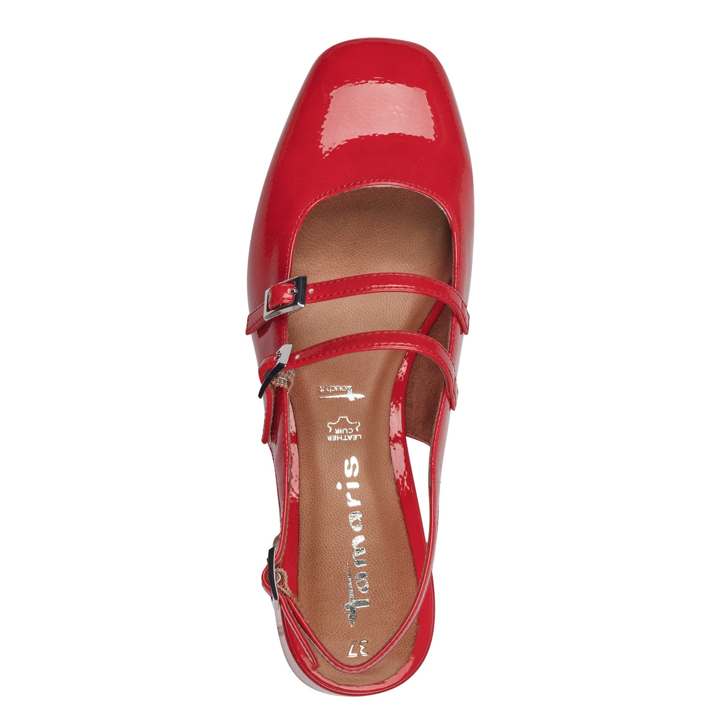 Rote Abajo-Pumps