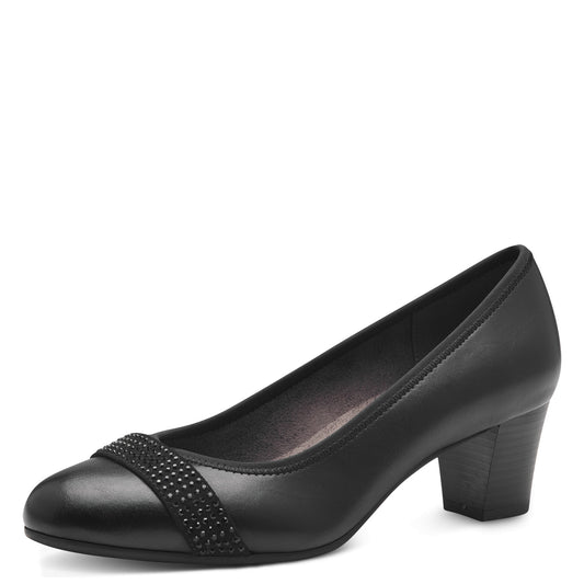 Escarpins Vabar Noirs article 22466 Chaussures femmes marque Jana Nouvelle Collection automne/hiver 2026 Chaussures Jeanmart Magasins Belgique Liege Grivegnée Ans Namur Eupen