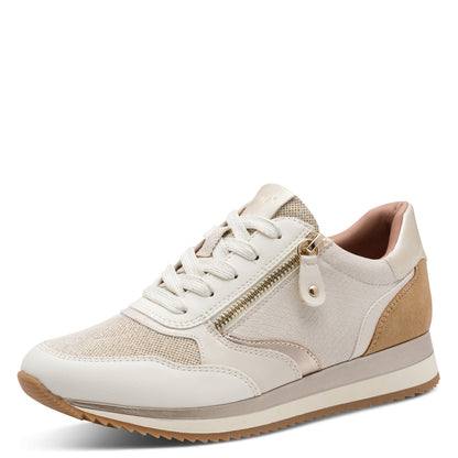 Baskets Glyfa Beiges article 23774 Chaussures femmes marque Jana Nouvelle Collection Printemps/été 2026 Chaussures Jeanmart Magasins Belgique Liege Grivegnée Ans Namur Eupen