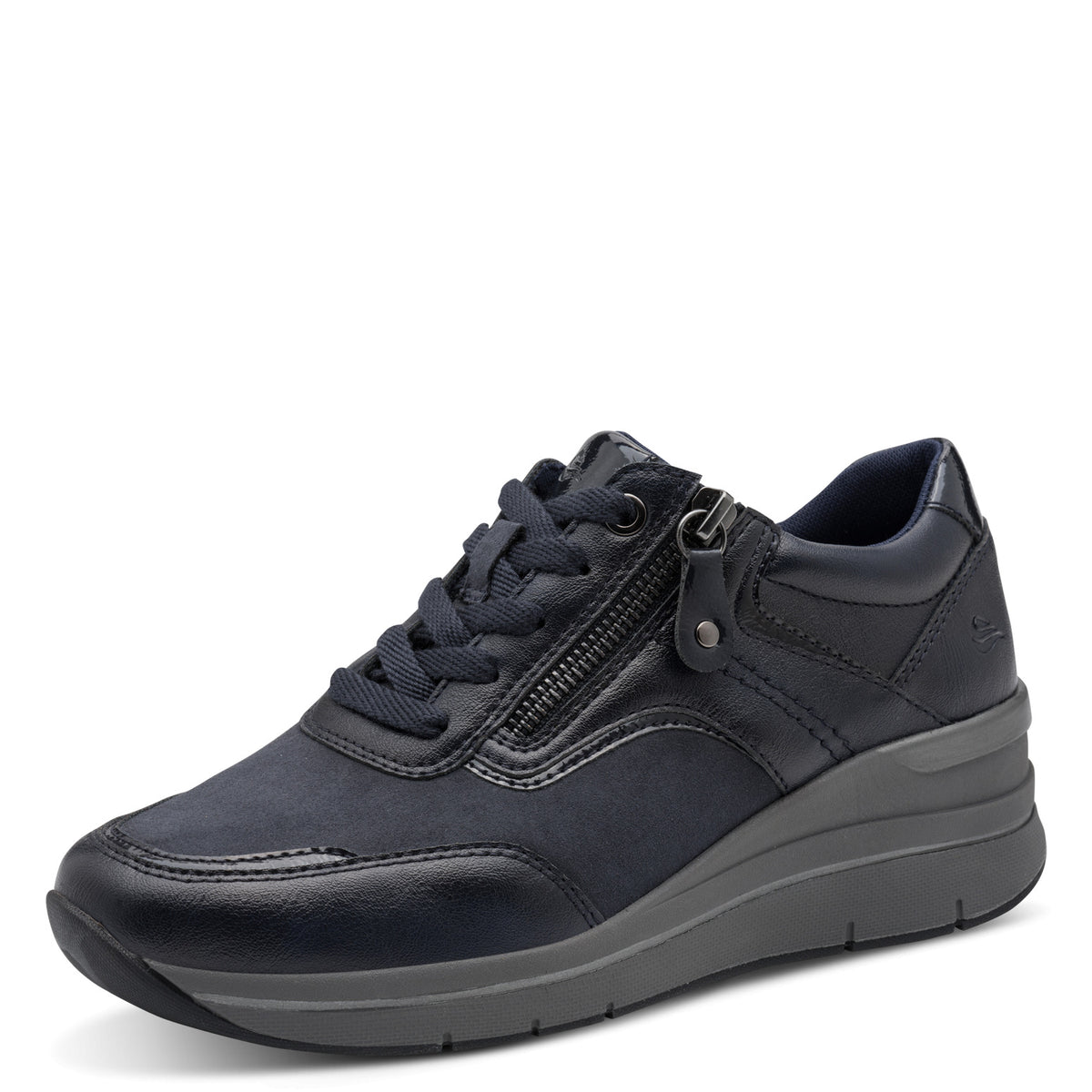Baskets Nappa Bleues article 23790 Chaussures femmes marque Jana Nouvelle Collection automne/hiver 2026 Chaussures Jeanmart Magasins Belgique Liege Grivegnée Ans Namur Eupen