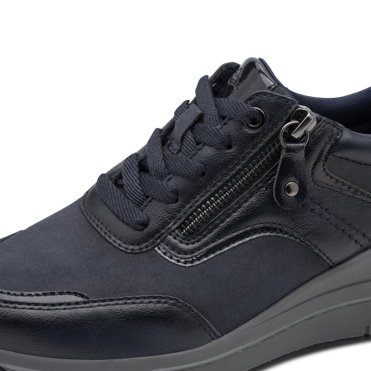 Baskets Nappa Bleues