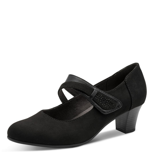 Escarpins Salva Noirs article 24464 Chaussures femmes marque Jana Nouvelle Collection automne/hiver 2026 Chaussures Jeanmart Magasins Belgique Liege Grivegnée Ans Namur Eupen