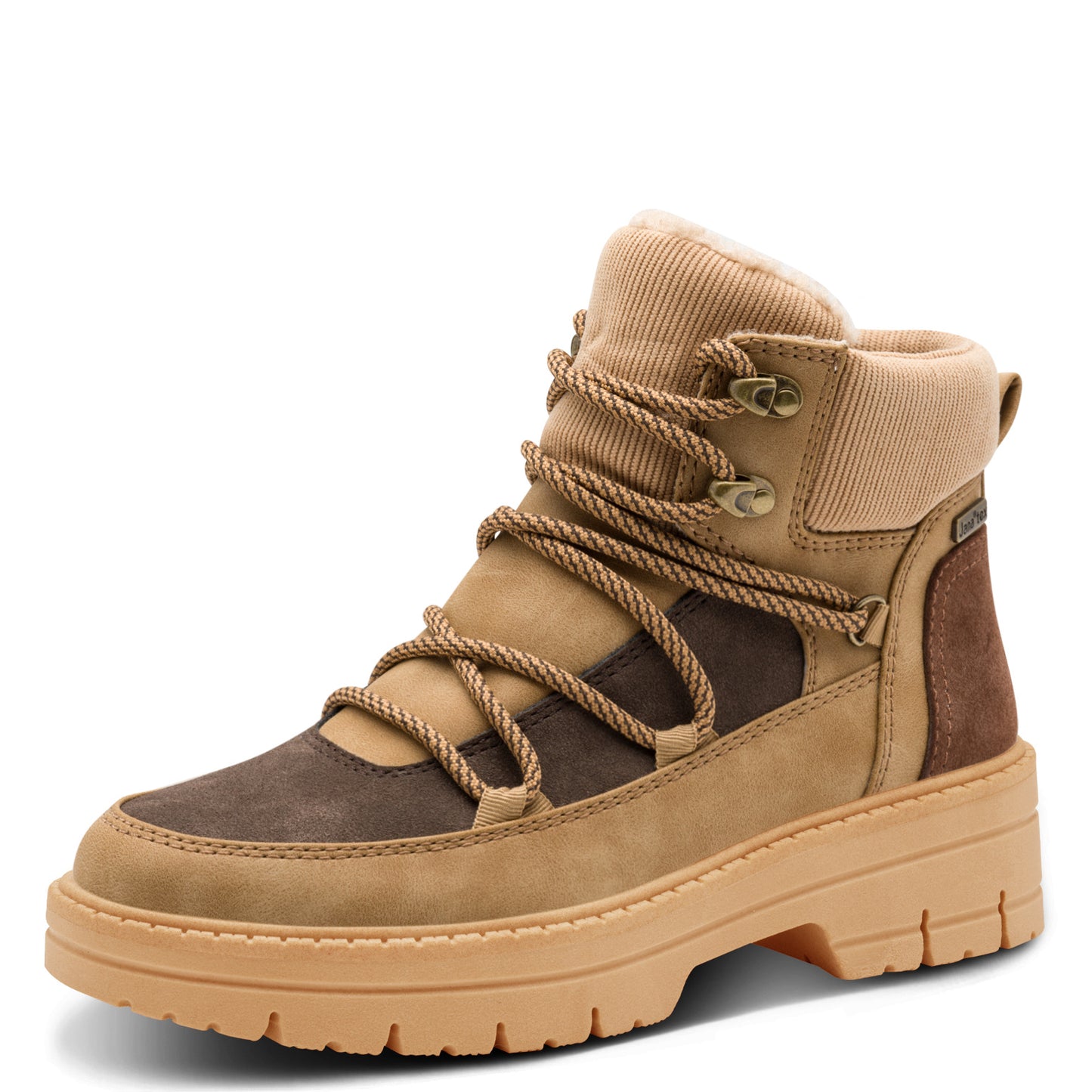 Article 26287 Marque Jana Bottines Horten Camel Chaussures femmes Jana Nouvelle Collection automne/hiver 2025 Chaussures Jeanmart Magasins Belgique Liege Grivegnée Ans Namur 