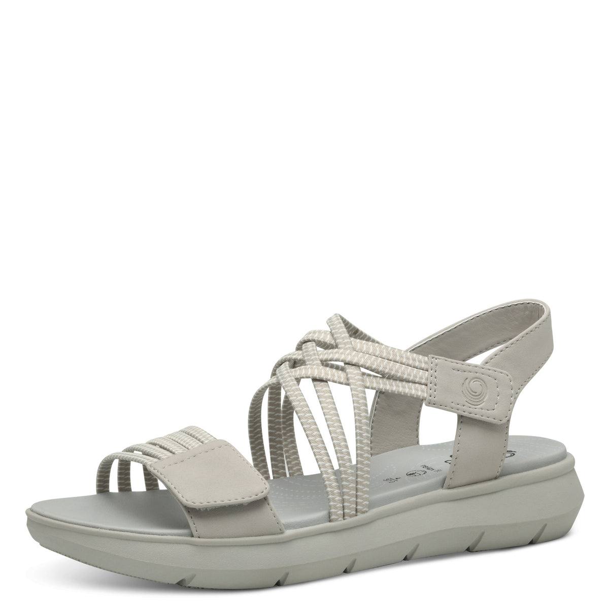 Sandales Philaé Grises article 28766 Marque Jana Chaussures Femmes Magasin Belgique Liège Grivegnée Ans Namur Eupen Nouvelle Collection Printemps été 2025