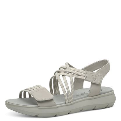 Sandales Philaé Grises article 28766 Marque Jana Chaussures Femmes Magasin Belgique Liège Grivegnée Ans Namur Eupen Nouvelle Collection Printemps été 2025