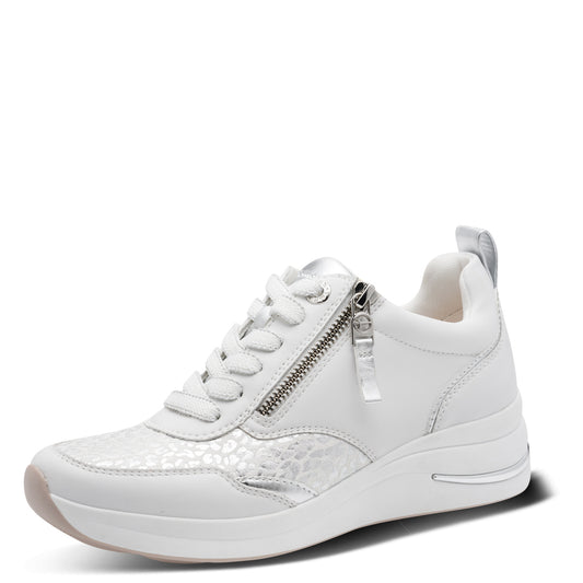 Baskets Achar Blanches article 83714 Chaussures femmes marque tamaris confort Nouvelle Collection Printemps/été 2026 Chaussures Jeanmart Magasins Belgique Liege Grivegnée Ans Namur Eupen