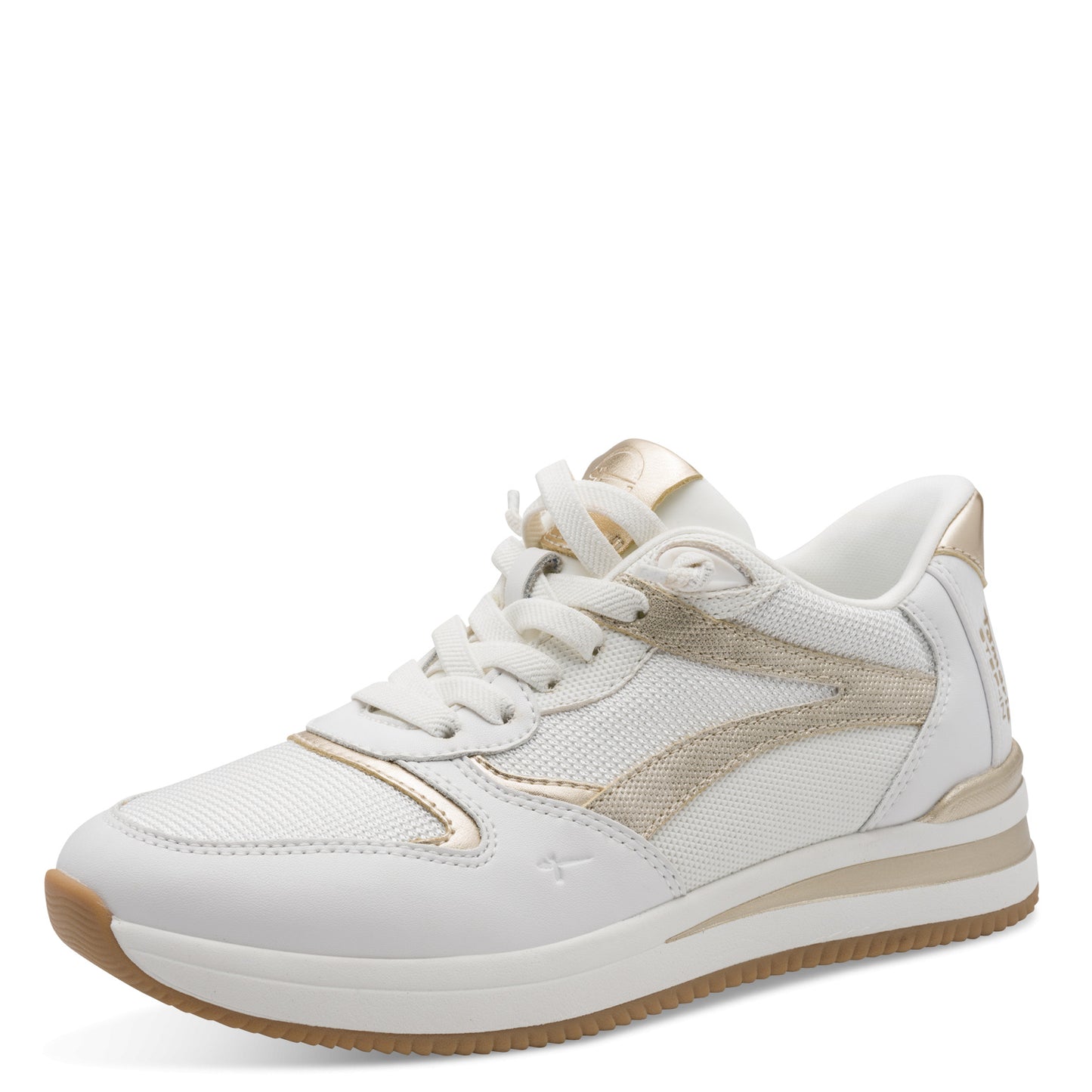 Baskets Héra Blanches article 83737 Chaussures femmes marque tamaris confort Nouvelle Collection Printemps/été 2026 Chaussures Jeanmart Magasins Belgique Liege Grivegnée Ans Namur Eupen