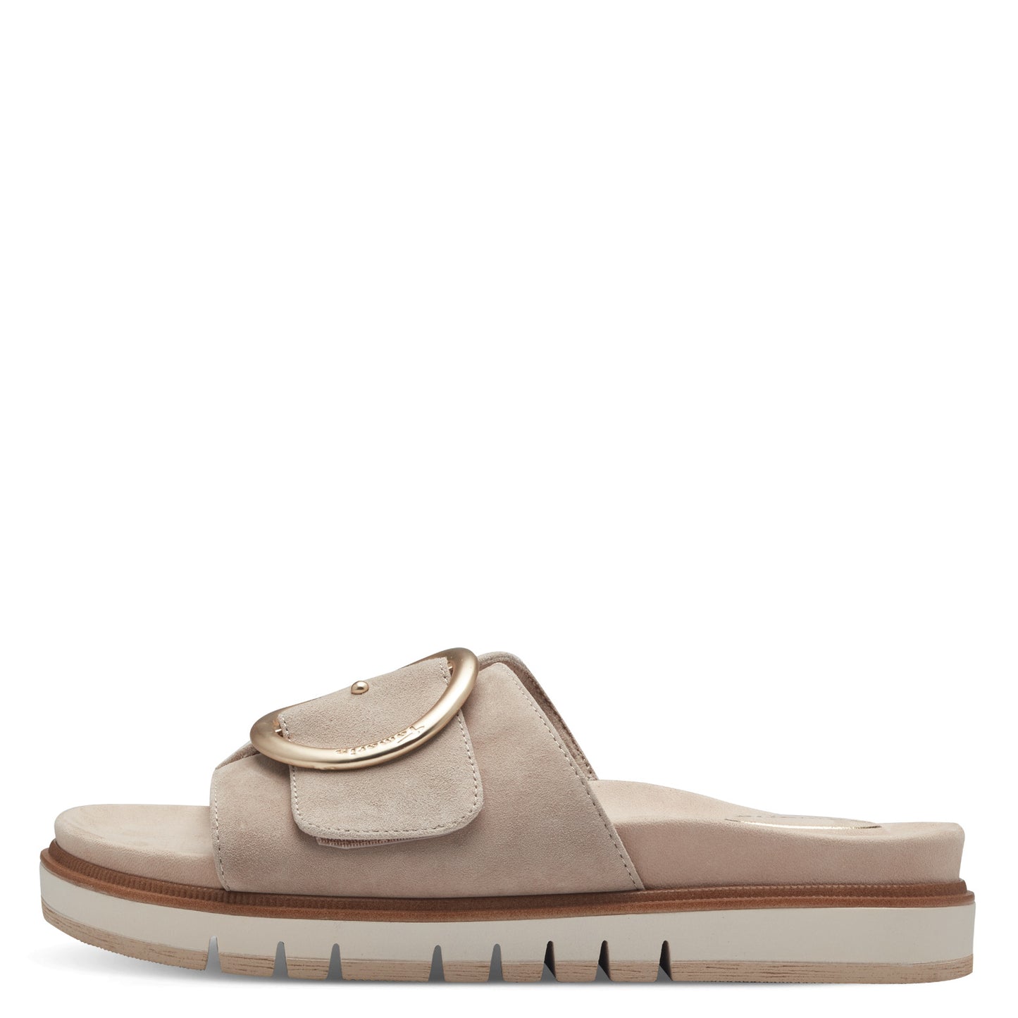 Aliénor Beige Pantoletten 