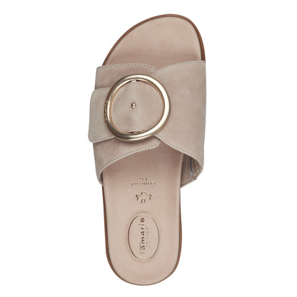 Aliénor Beige Pantoletten 