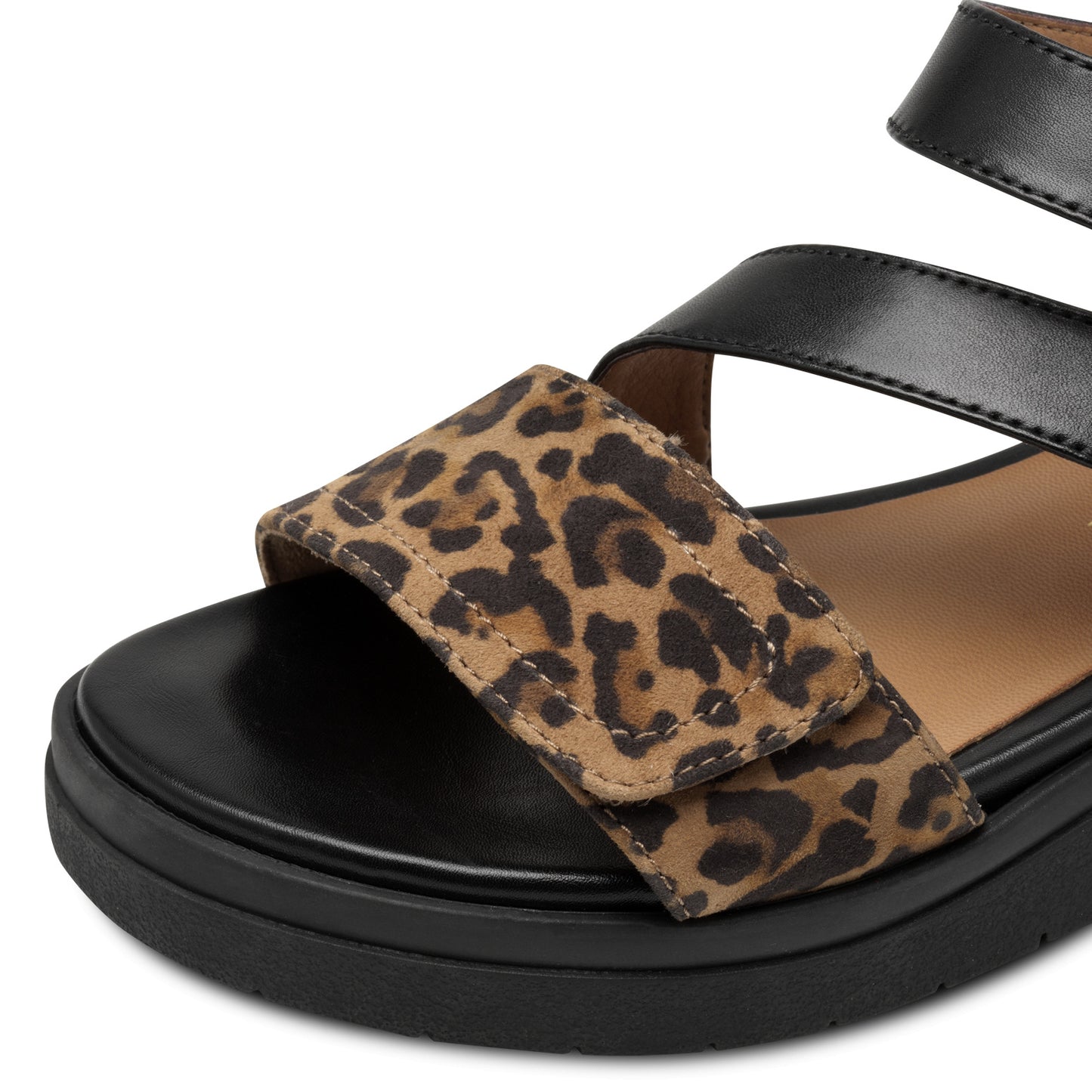 Schwarze Terreba-Sandalen