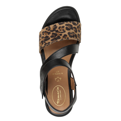 Schwarze Terreba-Sandalen