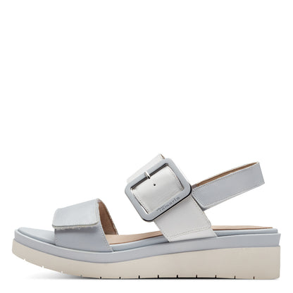Vinciane blauwe sandalen 