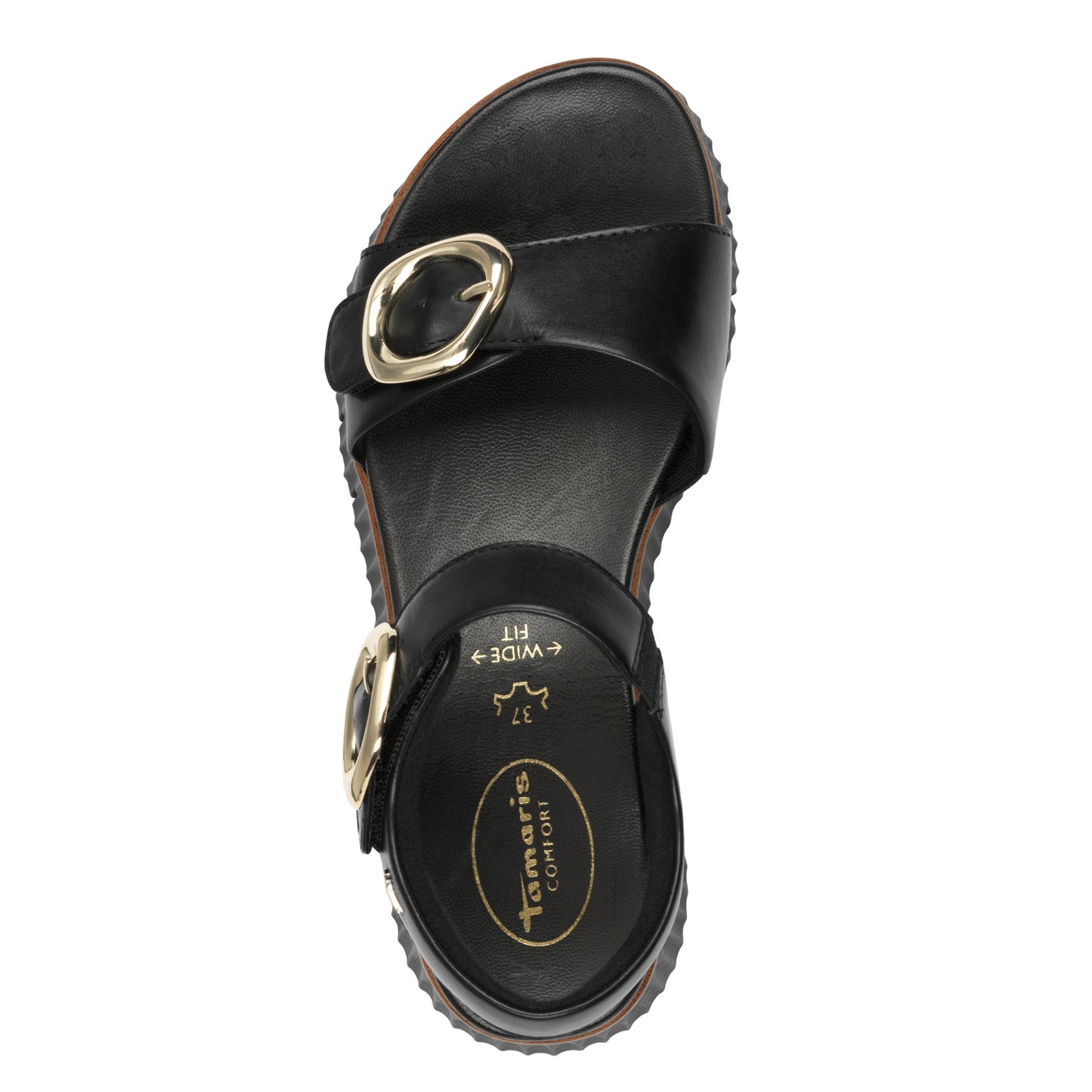 Schwarze Zarcero-Sandalen