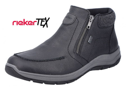 Boots Rodovre Noirs Chaussures hommes Marque Rieker Remonte Nouvelle Collection Automne Hiver 2025 Magasins Chaussures Belgique Liège Grivegnée Ans Namur