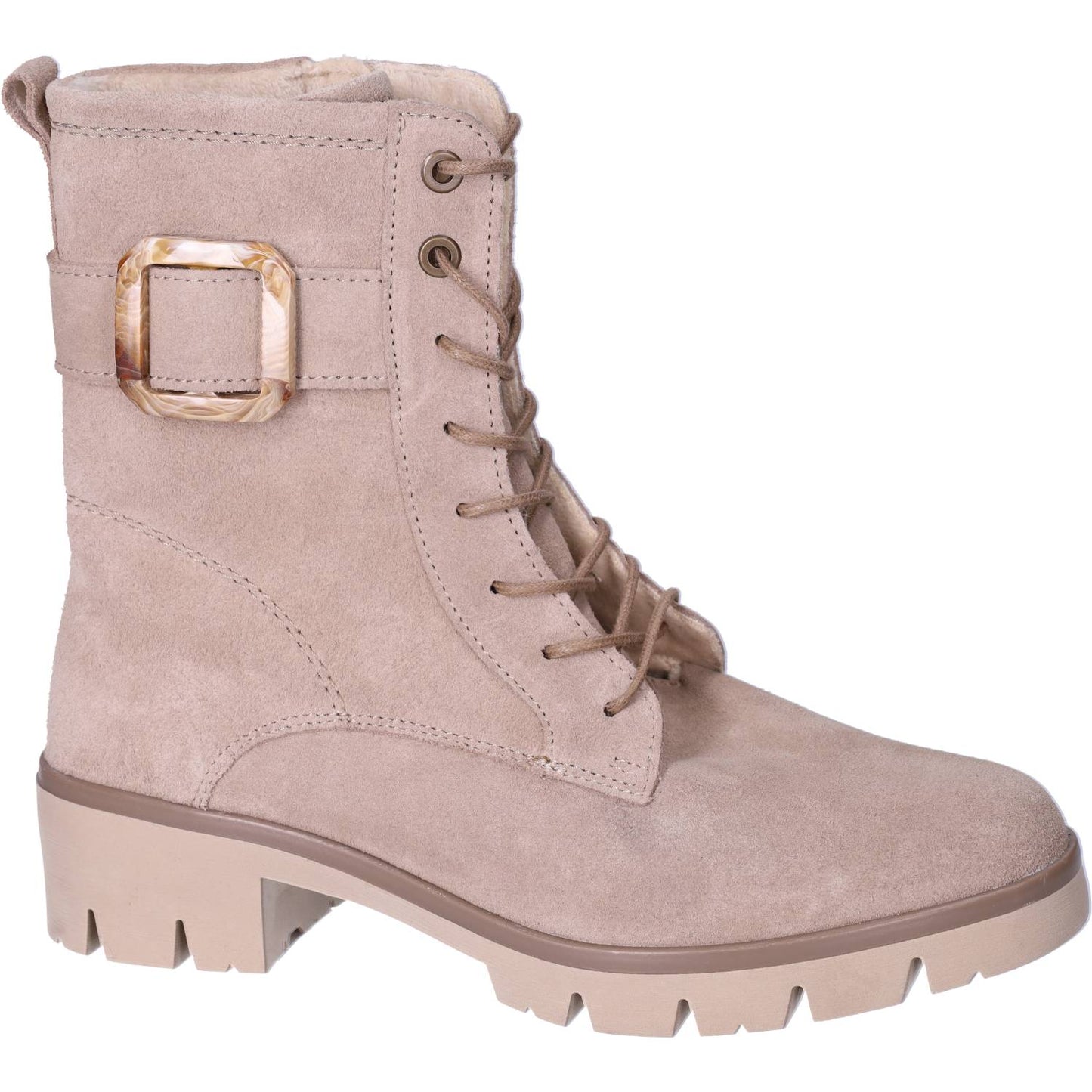 Article 1701-12766 Bottines Strangnas Taupes Dozo Nouvelle collection automne hiver 2025 chaussures femmes Magasins Belgique Liège Grivegnée Ans Namur Eupen