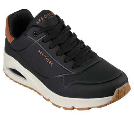 Article 183004 Baskets Uno Suited On Air Noires Marque Skechers Nouvelle collection automne hiver 2025 Magasins Belgique Liège Grivegnée Ans Namur Eupen