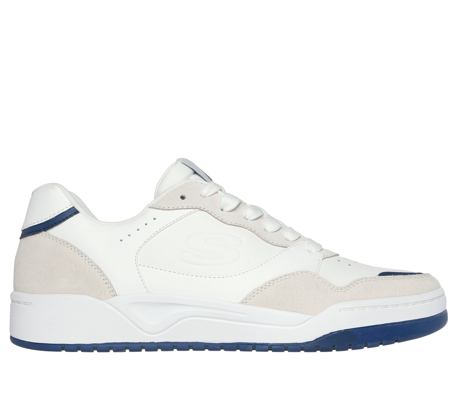 Baskets Koopa Blanches Chaussures hommes Marque Skechers Nouvelle Collection Printemps été 2024 Magasins Chaussures Belgique Liège Grivegnée Ans Namur